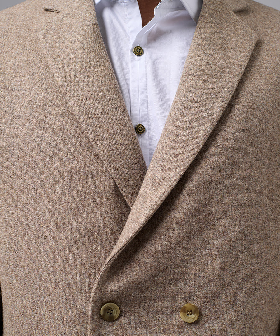 BLAZER LANA CRUZADO BEIGE OI25