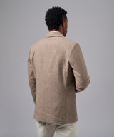 BLAZER LANA CRUZADO BEIGE OI25