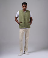 CHALECO IMPERMEABLE CUELLO NERU VERDE OLIVO OI25