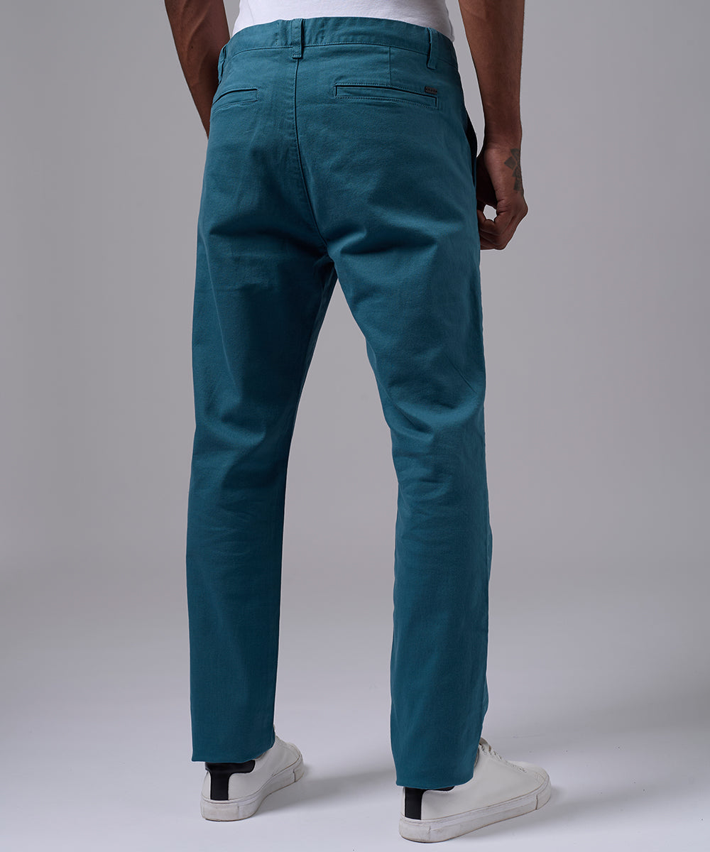 PANTALON DRILL FLAT FRONT SLIM FIT COBALTO OI25
