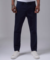 PANTALON DRILL FLAT FRONT SLIM FIT AZUL MARINO OI25