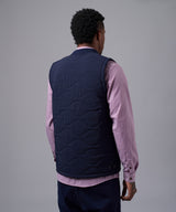 CHALECO IMPERMEABLE CUELLO NERU AZUL MARINO OI25