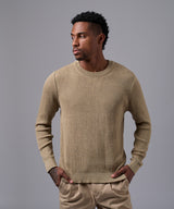 CHOMPA PET ACANALADO BEIGE OI25