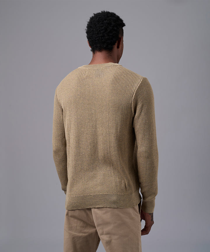 CHOMPA PET ACANALADO BEIGE OI25