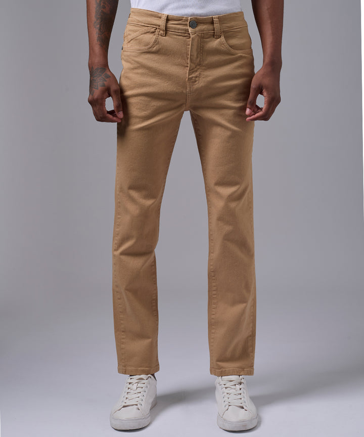 PANTALON DENIM SLIM FIT CAMELLO OI25