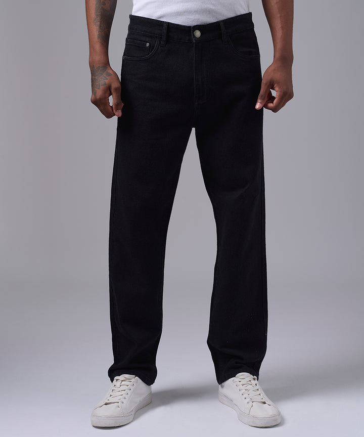 PANTALON DENIM CLASSIC FIT NEGRO OI25