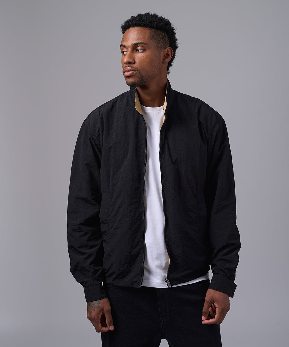 CASACA IMPERMEABLE REVERSIBLE NEGRO OI25