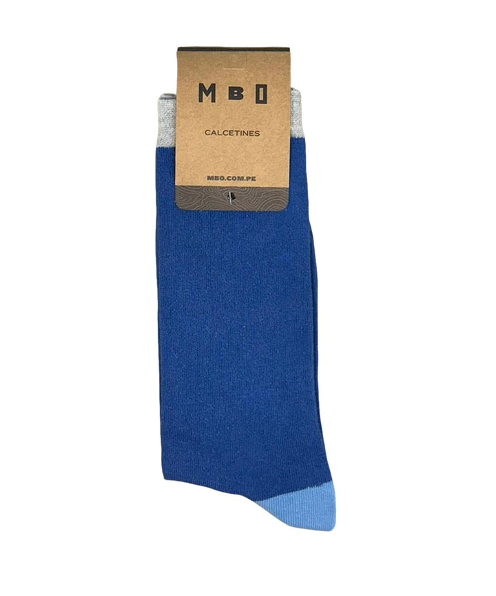 MEDIAS ALTAS BÁSICAS PACK X1 TT24 AZUL