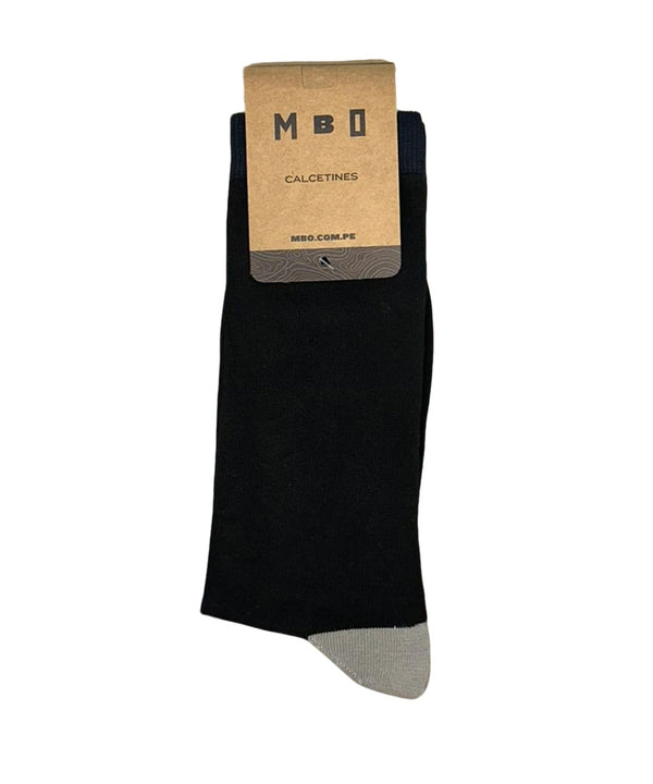 MEDIAS ALTAS BÁSICAS PACK X1 TT24 NEGRO