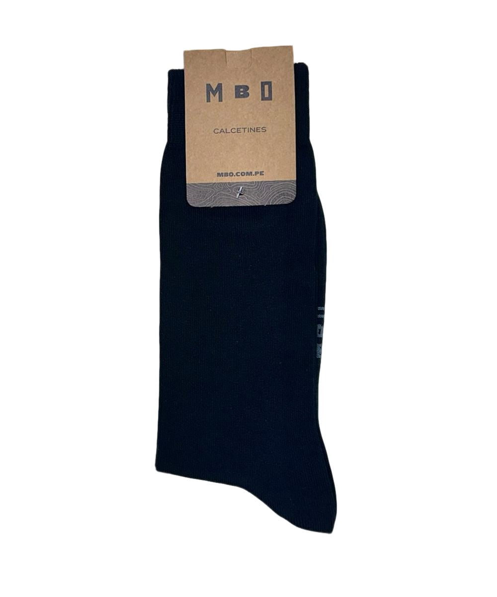 MEDIAS ALTAS PACK X1 NEGRO