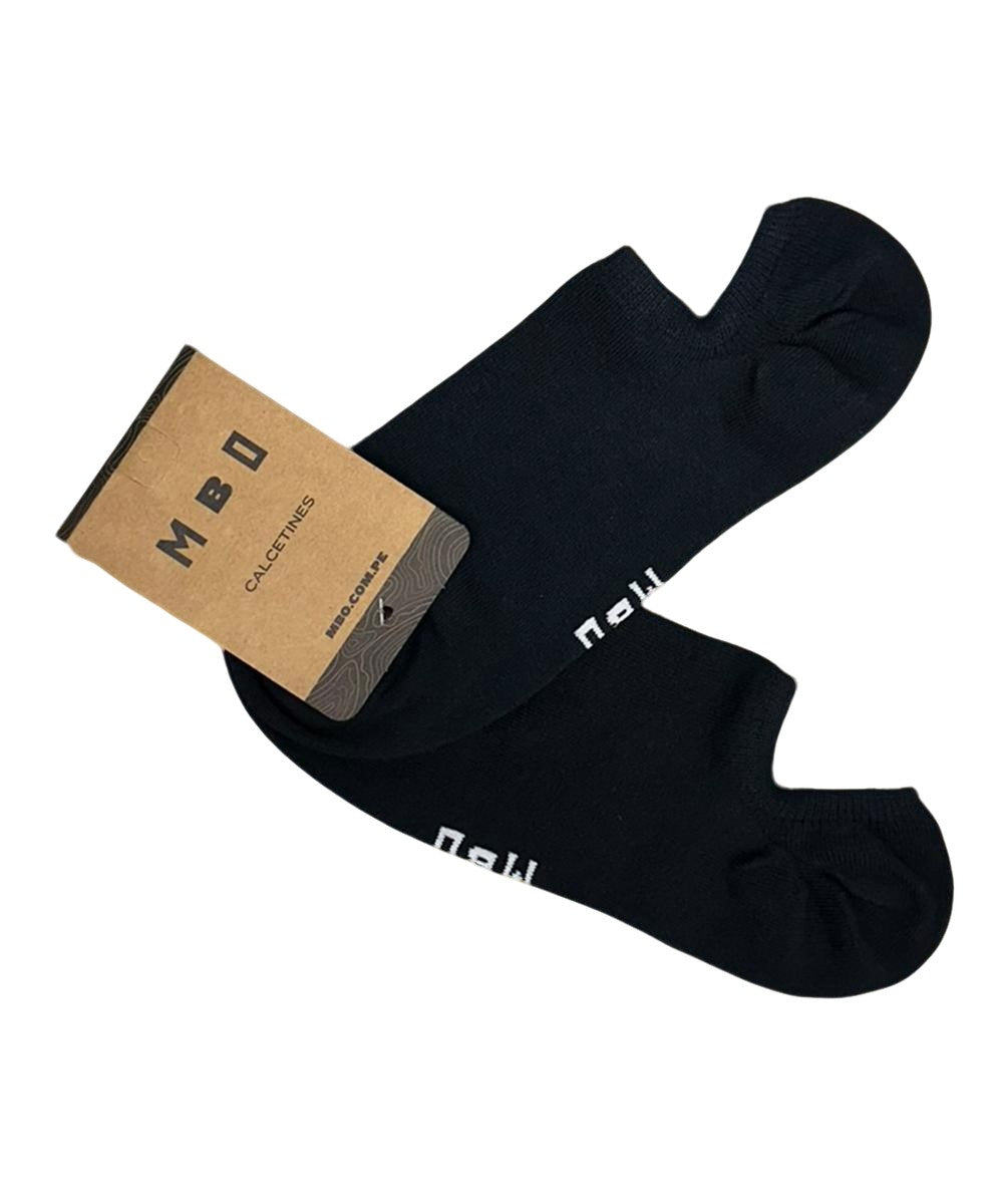 MEDIAS TALONERAS PACK X1 NEGRO