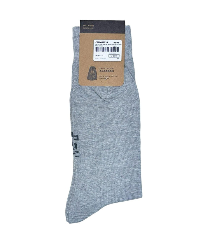 MEDIAS ALTAS PACK X1 GRIS