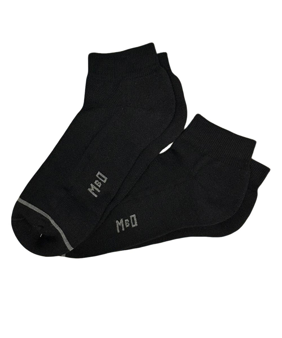 MEDIAS DEPORTIVAS TALONERS PACK X2 TT24 NEGRO