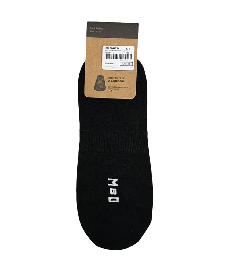 MEDIAS ULTRA TALONERAS PACK X1 TT24 NEGRO