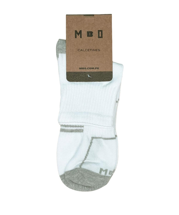 MEDIAS TENNIS PACK X1 BLANCO