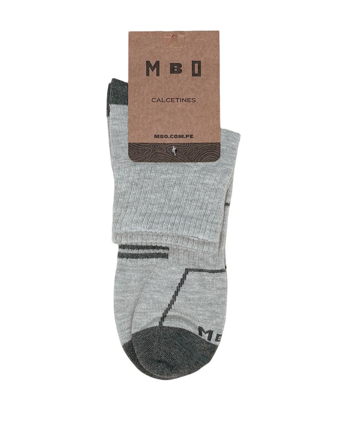 MEDIAS TENNIS X1 GRIS