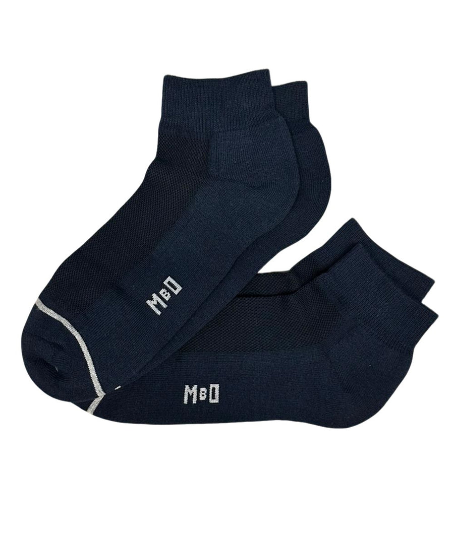 MEDIAS DEPORTIVAS TALONERS PACK X2 TT24 AZUL