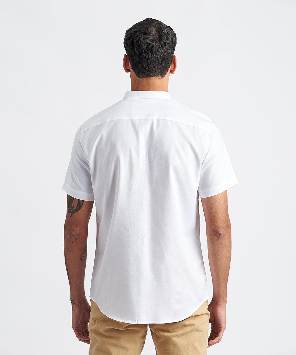 CAMISA MANGA CORTA MICRO BUTTON DOWN CLASSIC FIT PV24 BLANCO - MBO