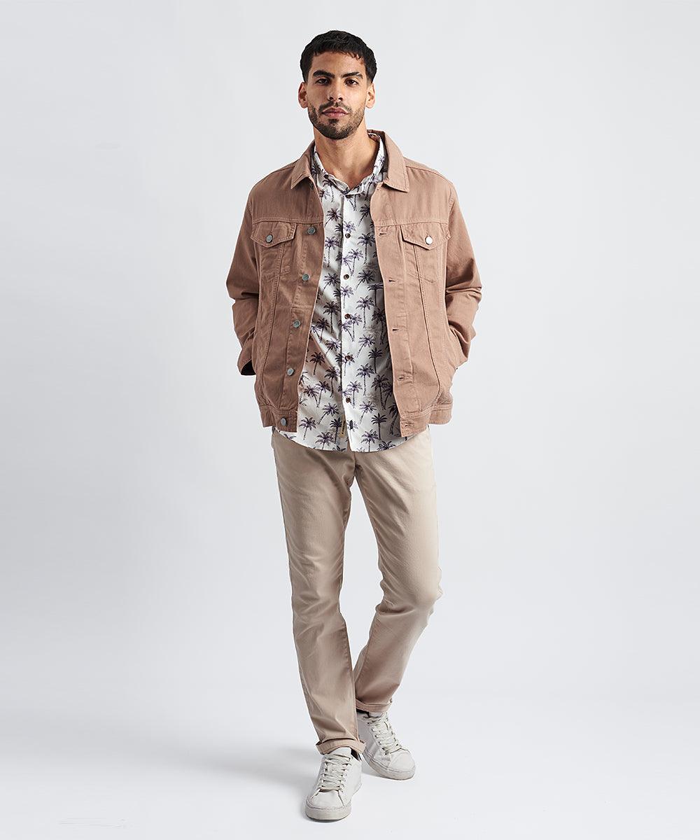 CASACA DENIM PV24 MARRON CLARO - MBO