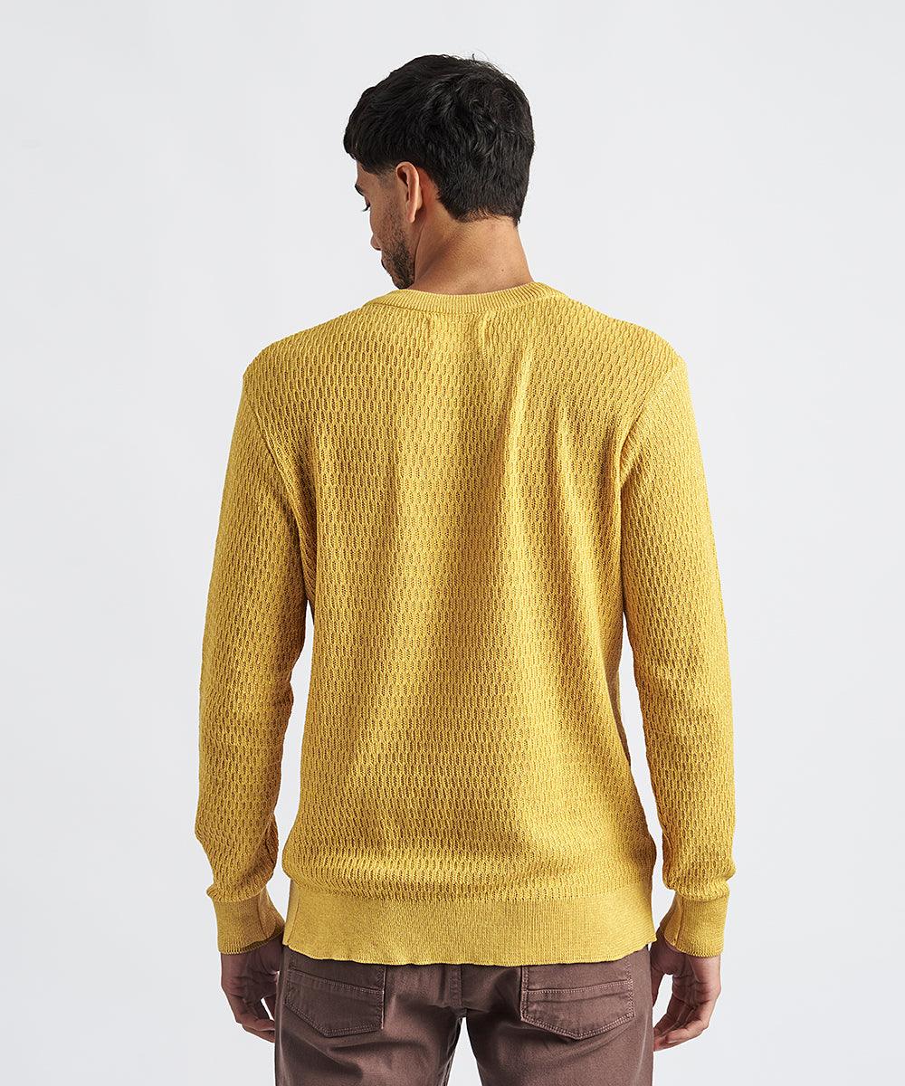 CHOMPA CUELLO REDONDO PV24 AMARILLO - MBO