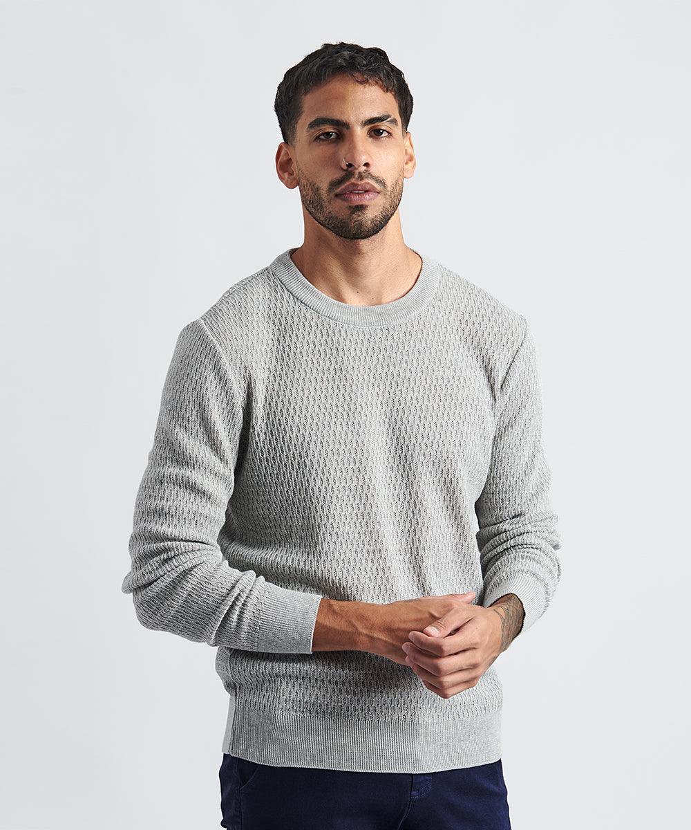 CHOMPA CUELLO REDONDO PV24 GRIS - MBO