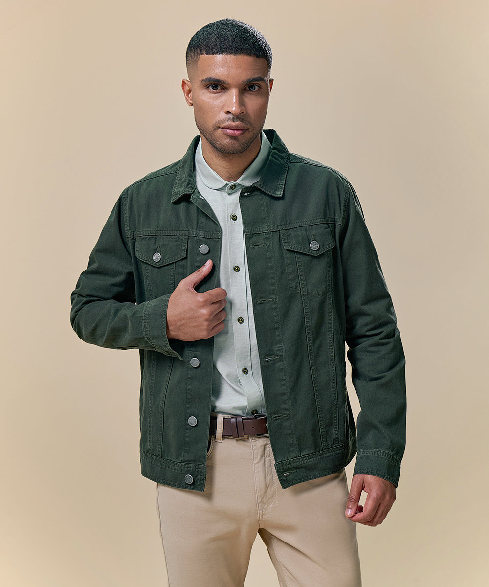 Casaca Denim Sobreteñido