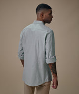Camisa Roll Up Cuello Redondeado Slim Fit