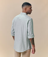 Camisa Roll Up Cuello Redondeado Slim Fit