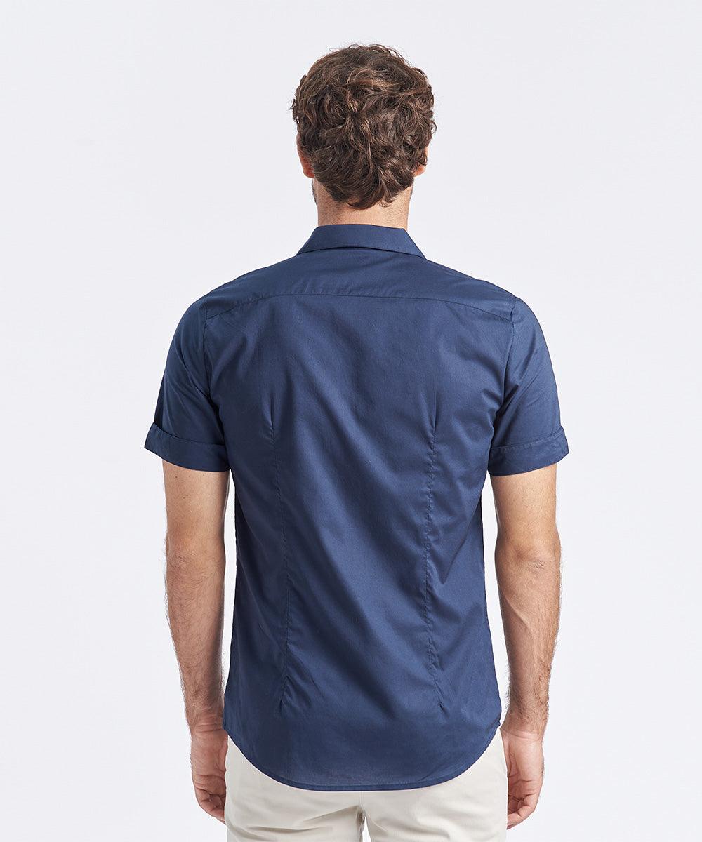 CAMISA MC BOLSILLO CON BOTON - SLIM FIT - MBO