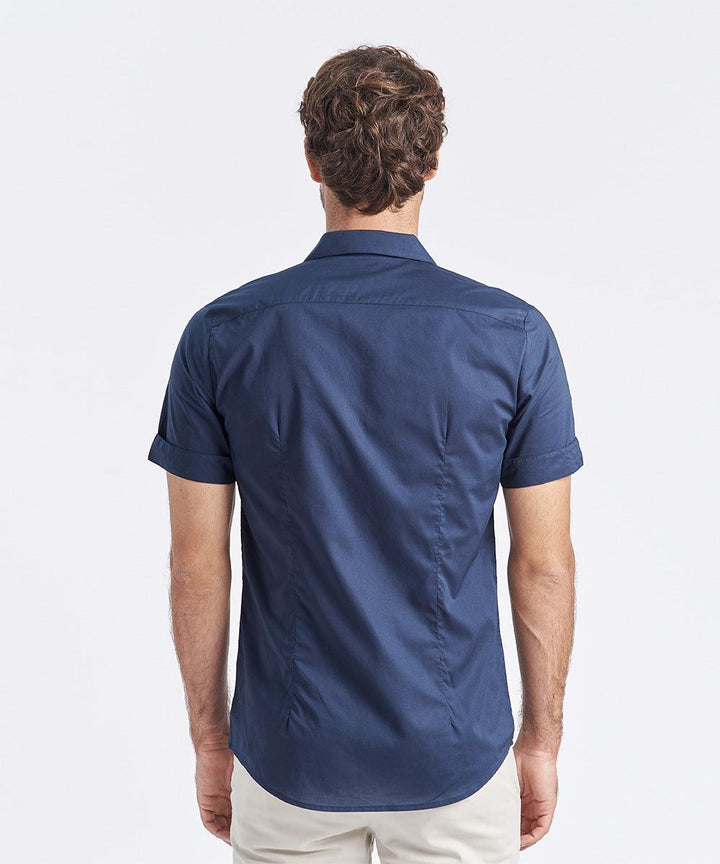 CAMISA MC BOLSILLO CON BOTON - SLIM FIT - MBO