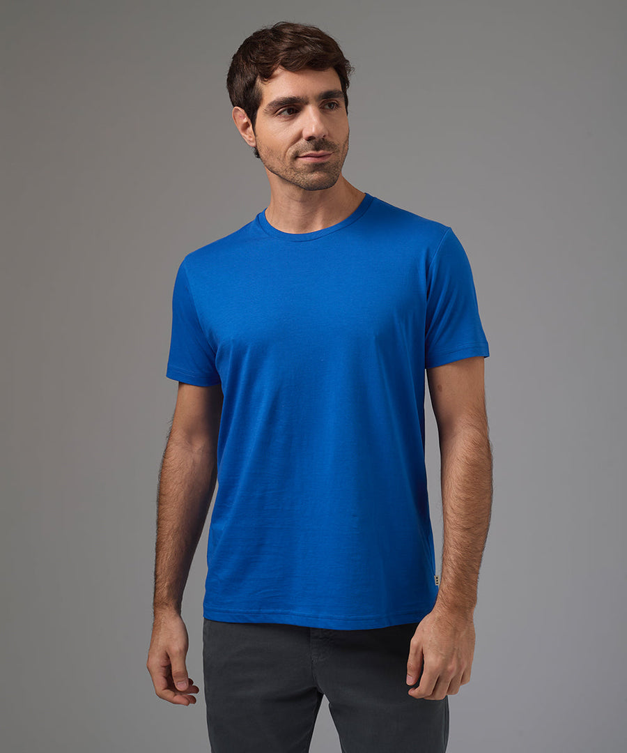 POLO MANGA CORTA JERSEY CUELLO REDONDO BASICO