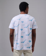 POLO MANGA CORTA ANIMALES MARINOS BLANCO OI25