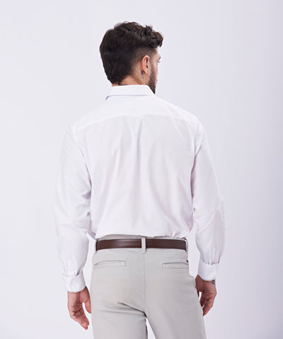 CAMISA MANGA LARGA DE VESTIR BUTTON DOWN TT BLANCO