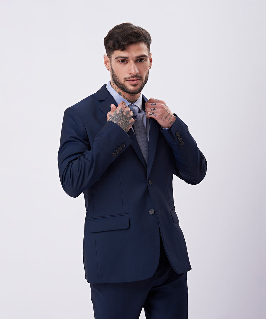 SACO DE TERNO VITALE BARBERIS CANONICO AZUL MARINO TT23