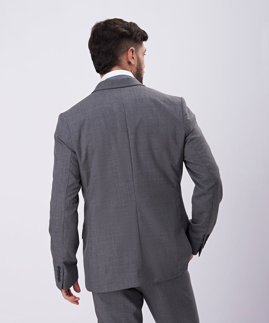SACO DE TERNO VITALE BARBERIS CANONICO GRIS