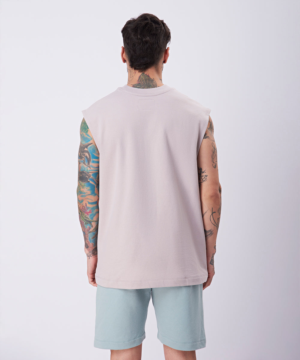 POLERA MANGA CERO CUELLO REDONDO PV23 GRIS
