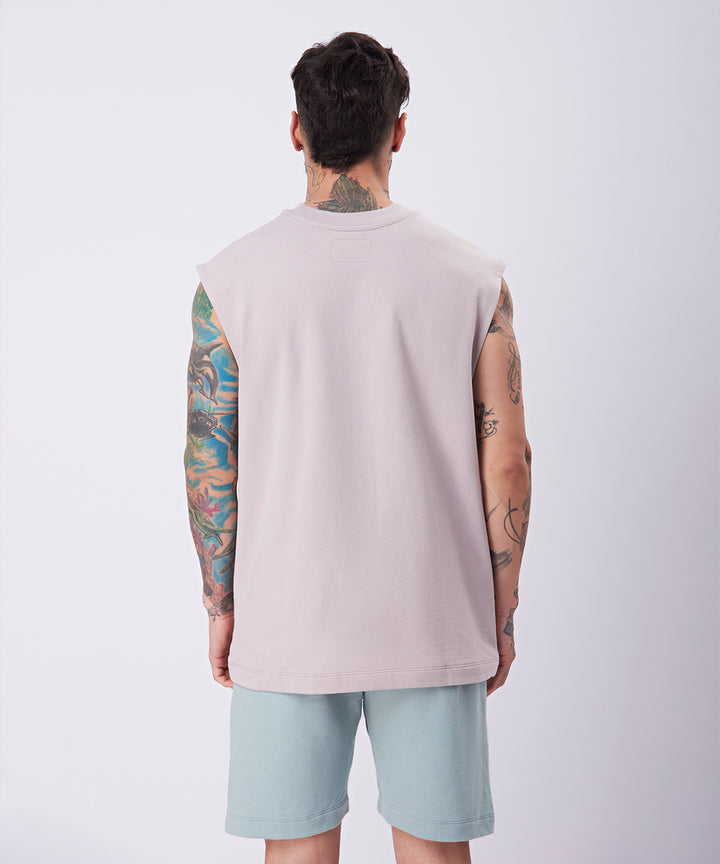 POLERA MANGA CERO CUELLO REDONDO PV23 GRIS