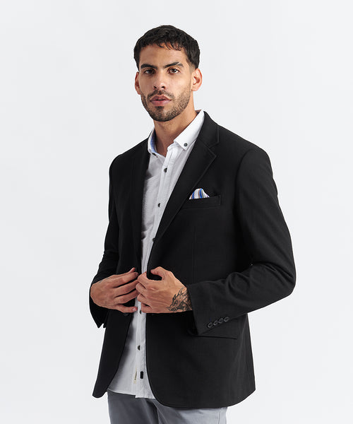 BLAZER PIQUE PV24 NEGRO