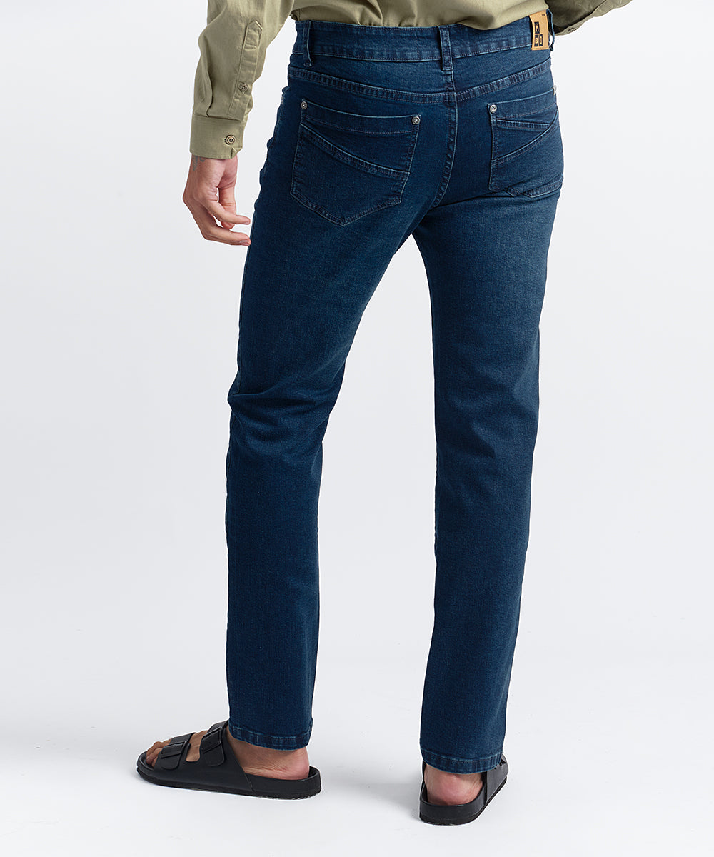 PANTALON DENIM SPANDEX REGULAR FIT AZUL PV24