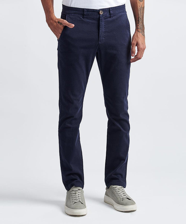 PANTALON FLAT FRONT- SLIM FIT TT23 AZUL - MBO