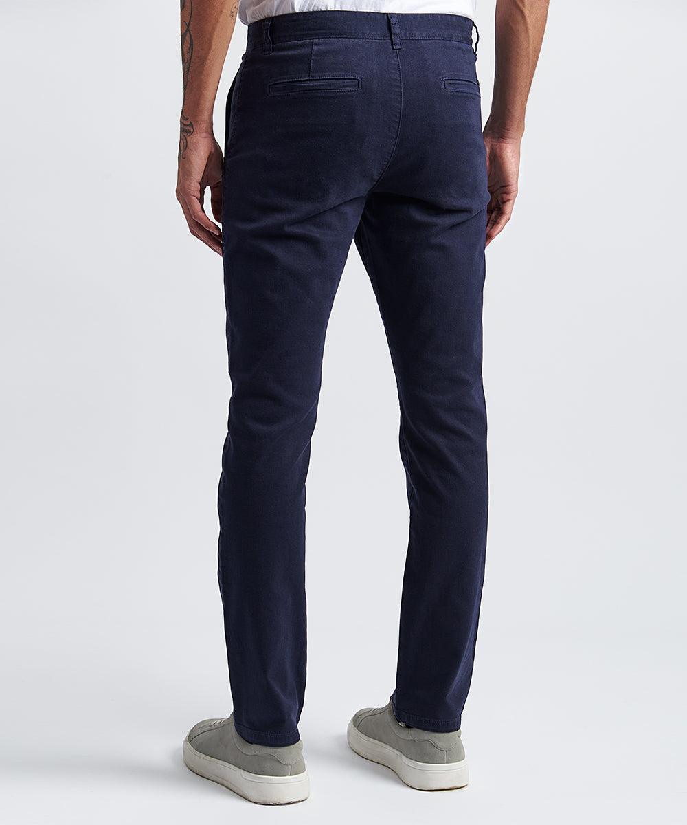 PANTALON FLAT FRONT- SLIM FIT TT23 AZUL - MBO