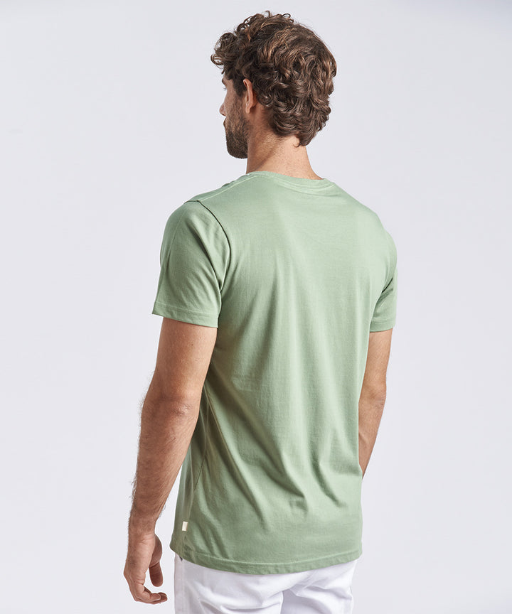 POLO MANGA CORTA JERSEY ZIG ZAG VERDE PV24