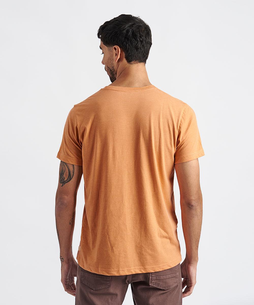 POLO BASICO MANGA CORTA CUELLO REDONDO PV24 NARANJA - MBO
