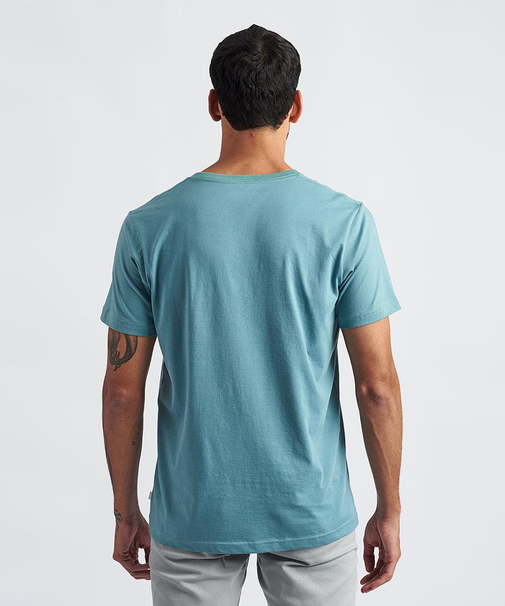POLO BASICO MANGA CORTA CUELLO V PV24 VERDE ESMERALDA - MBO