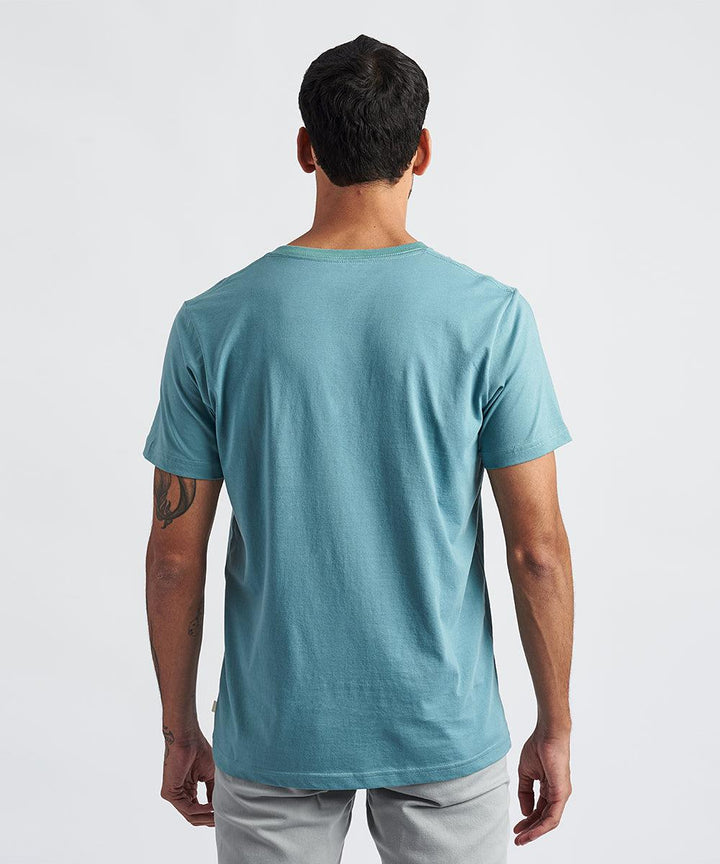 POLO BASICO MANGA CORTA CUELLO V PV24 VERDE ESMERALDA - MBO