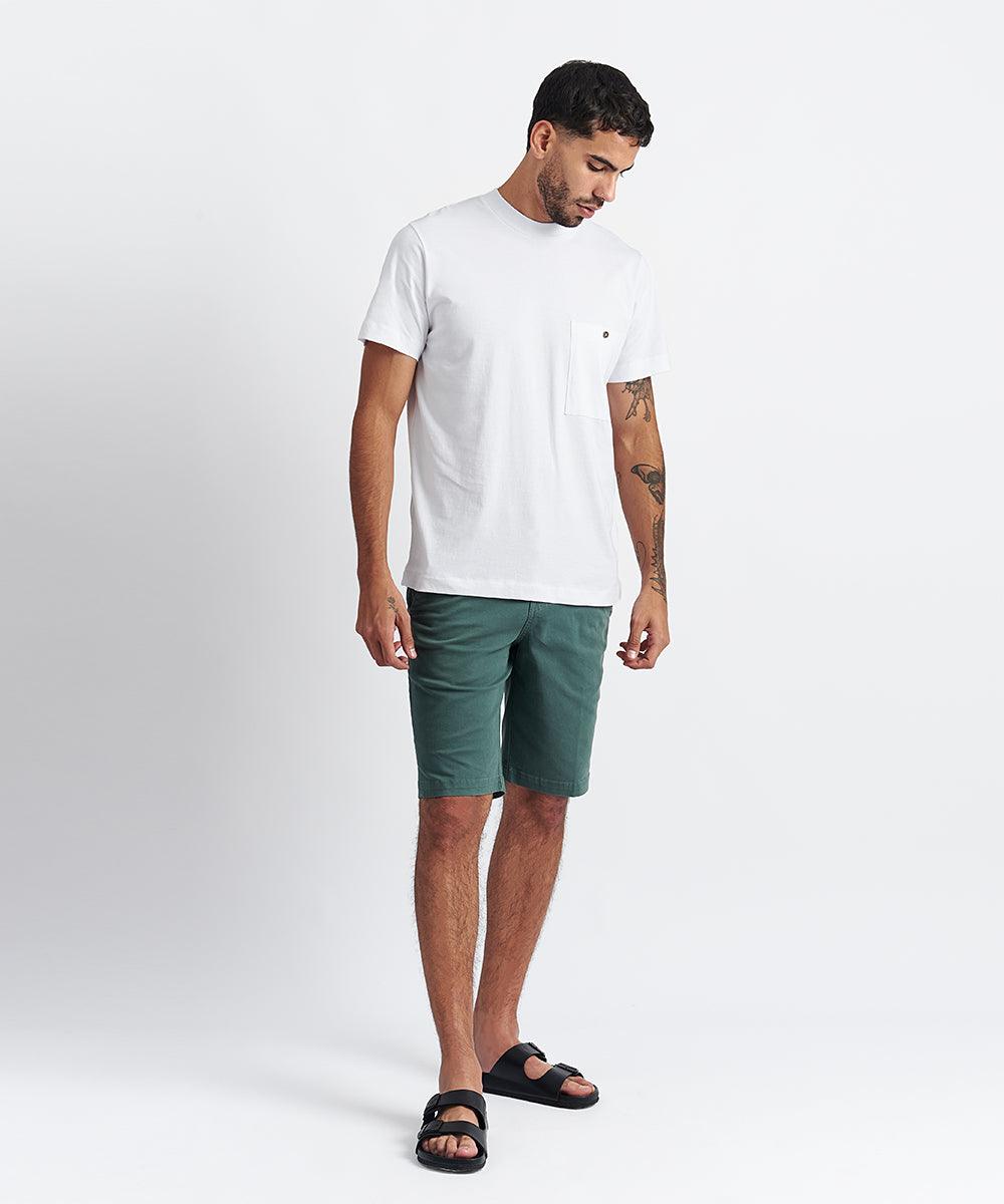 POLO MC JERSEY SOLIDO CON BOLSILLO PV24 BLANCO - MBO