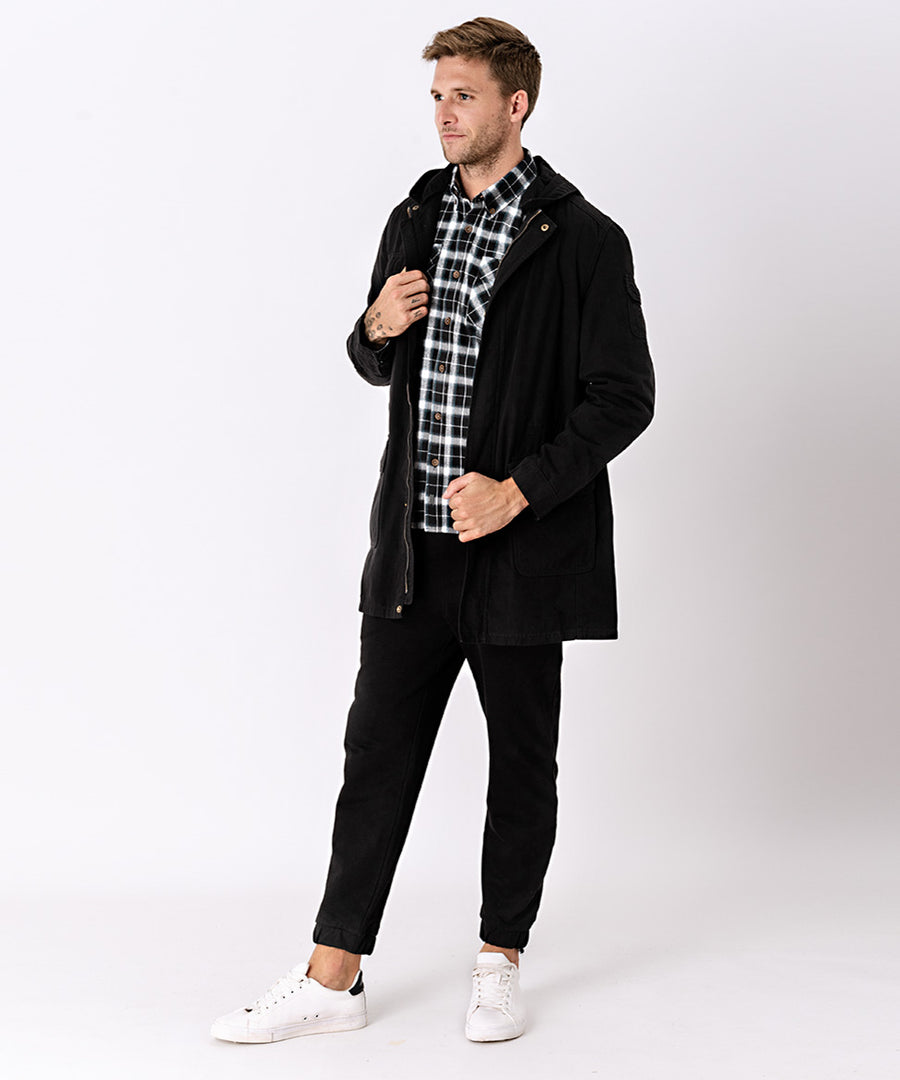 PARKA OI23 NEGRO