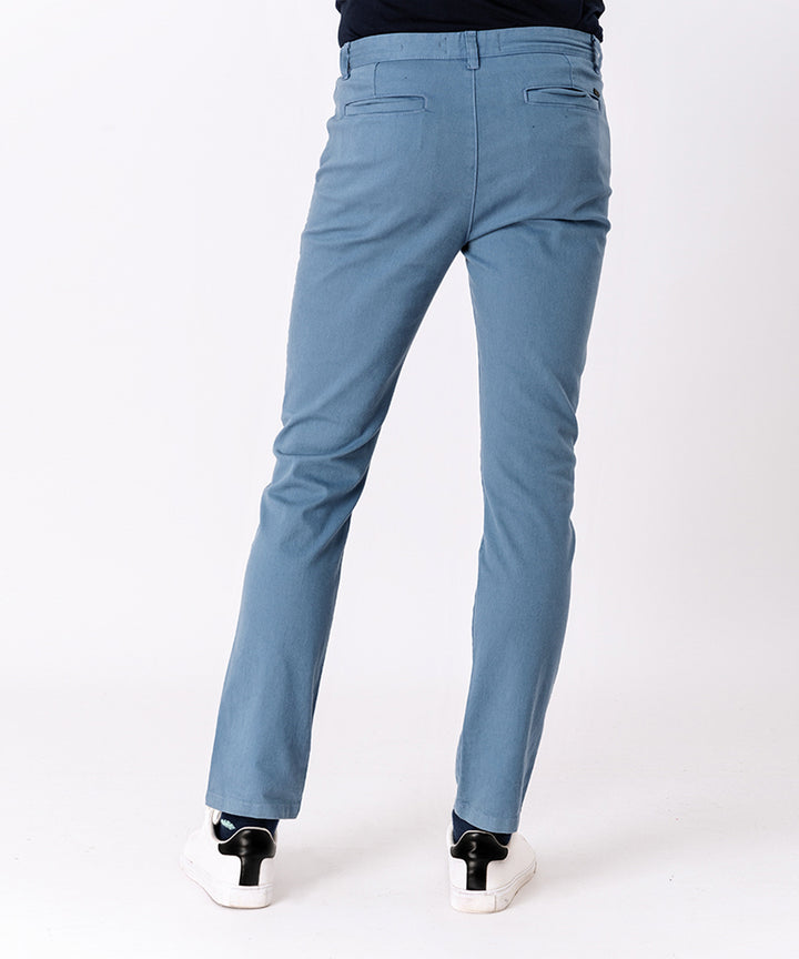 PANTALON FLAT FRONT SLIM FIT OI23 ACERO