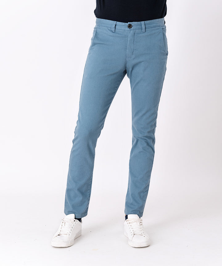 PANTALON FLAT FRONT SLIM FIT OI23 ACERO